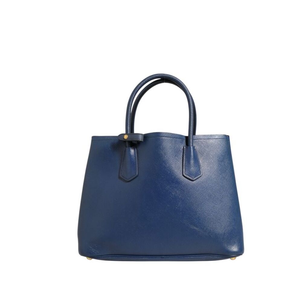 Prada Blue Saffiano Leather 2way Women's Bag - Picture 4 of 6